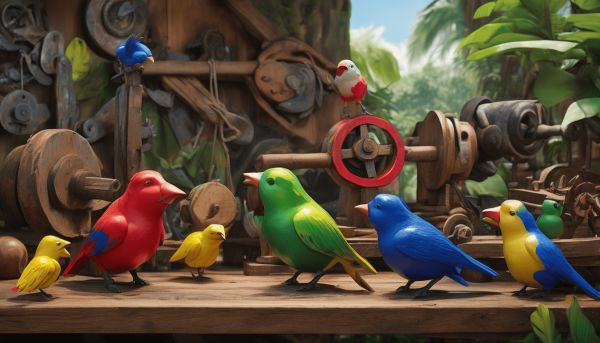 Quand les oiseaux et les cochons s’unissent dans angry birds